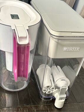 Brita pitcher and Brita large water dispenser with filter